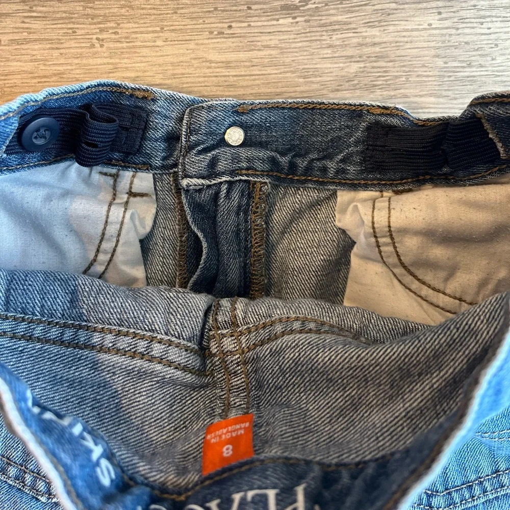 The Children’s Place Boys Skinny Jeans Medium Wash Cotton Blue Denim Size 8